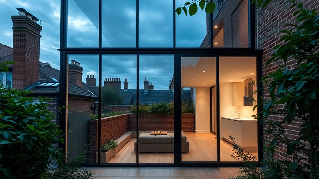 Glass Extension Walls Camberwell